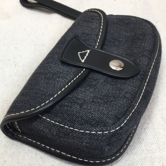 Dooney & Bourke Leather Trim Wristlet - Picture 8 of 8